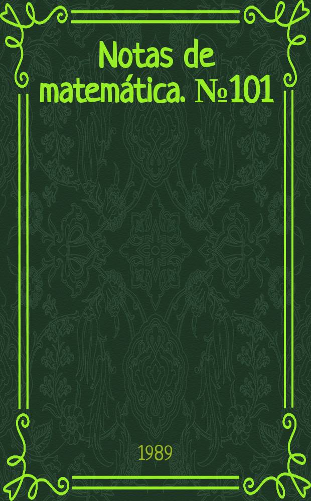 Notas de matem&aacute;tica. №101 : Applications of Halmos spectral...