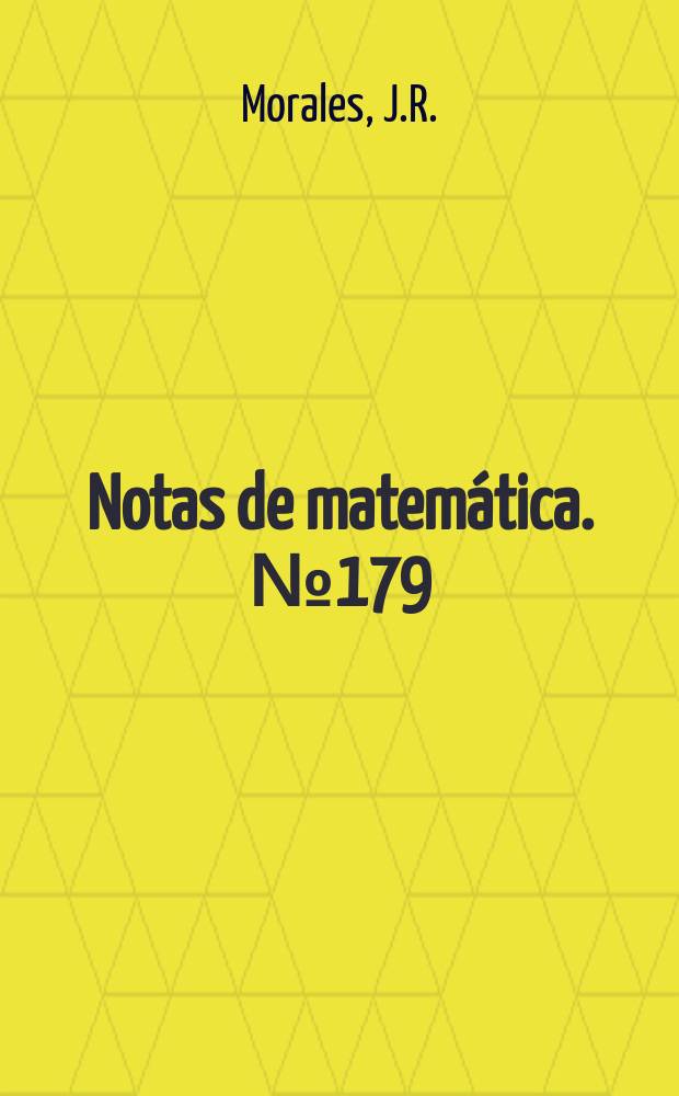 Notas de matem&aacute;tica. №179 : El espacio cociente y algunas propiedades...