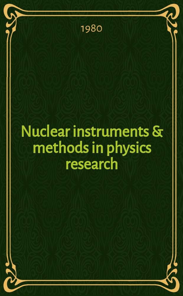 Nuclear instruments & methods in physics research : a journal on accelerators, instrumentation and techniques applied to research in nuclear and atomic physics, materials science and related fields in physics. Vol.173, №1 : Proceedings of the International spring school on the development and applications of solid state nuclear track detectors
