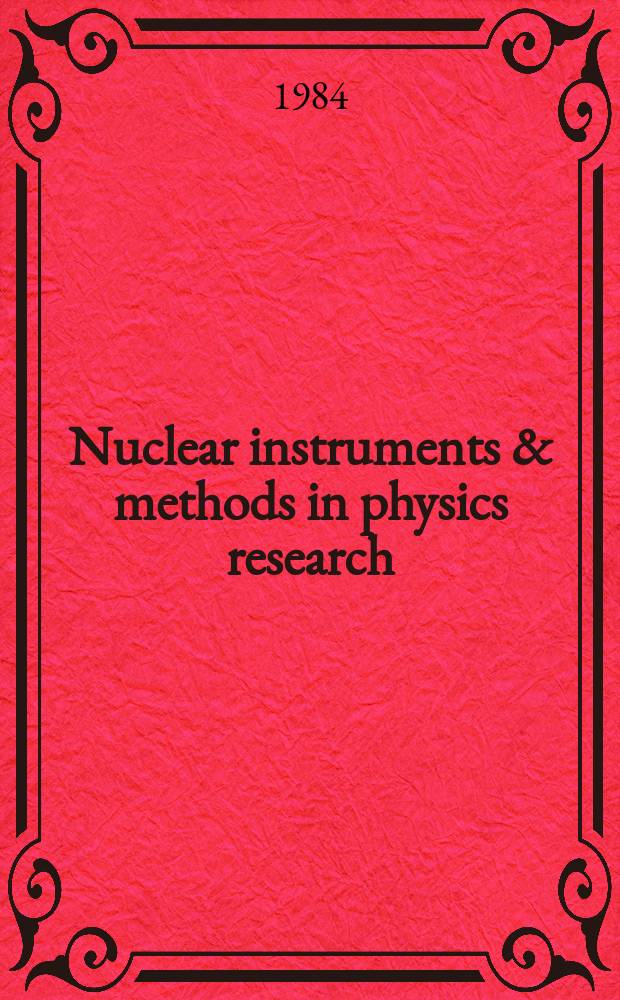 Nuclear instruments & methods in physics research : a journal on accelerators, instrumentation and techniques applied to research in nuclear and atomic physics, materials science and related fields in physics. Vol.226, №1 : New developments in silicon detectors