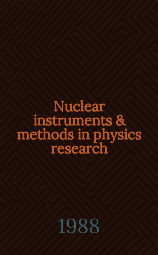 Nuclear instruments & methods in physics research : a journal on accelerators, instrumentation and techniques applied to research in nuclear and atomic physics, materials science and related fields in physics. Vol.266, №1/3 : Synchrotron radiation instrumentation