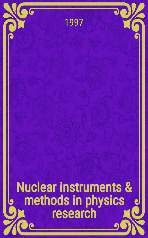 Nuclear instruments & methods in physics research : a journal on accelerators, instrumentation and techniques applied to research in nuclear and atomic physics, materials science and related fields in physics. Vol.386, №1 : Vertex '96