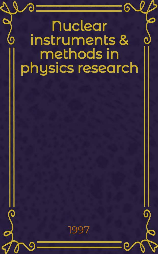 Nuclear instruments & methods in physics research : a journal on accelerators, instrumentation and techniques applied to research in nuclear and atomic physics, materials science and related fields in physics. Vol.389, №1/2 : New computing techniques in physics research V