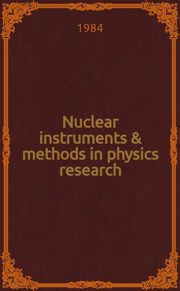Nuclear instruments & methods in physics research : a journal on accelerators, instrumentation and techniques applied to research in nuclear and atomic physics, materials science and related fields in physics. Vol.221, №1 : X-and ɣ-ray imaging techniques