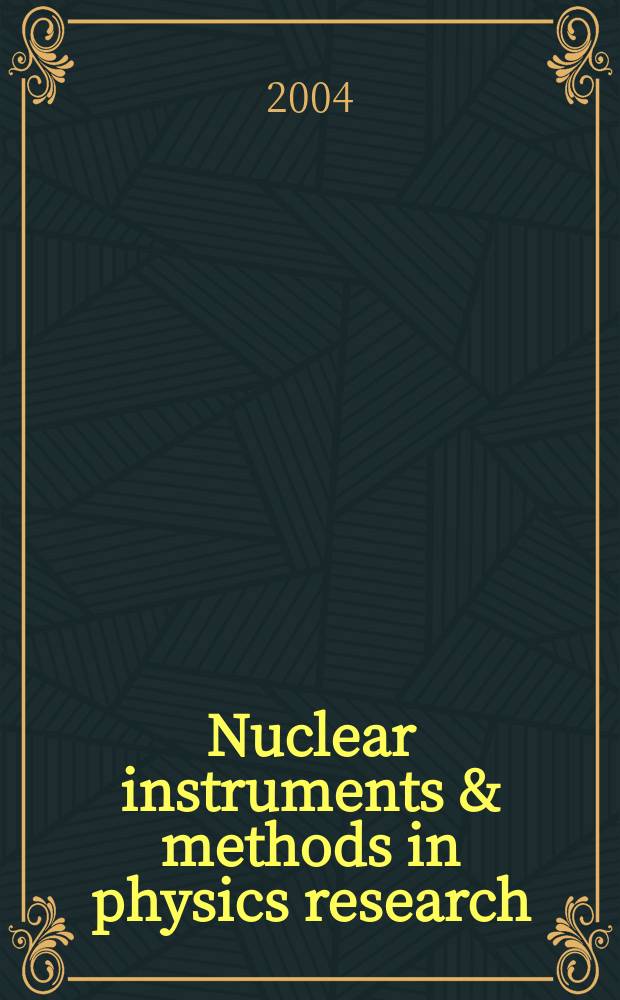 Nuclear instruments & methods in physics research : a journal on accelerators, instrumentation and techniques applied to research in nuclear and atomic physics, materials science and related fields in physics. Vol.523, №3
