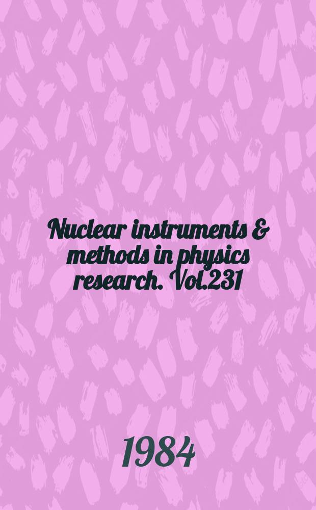Nuclear instruments & methods in physics research. Vol.231(B3), №1/3 : Particle induced x-ray emission and its analytical applications