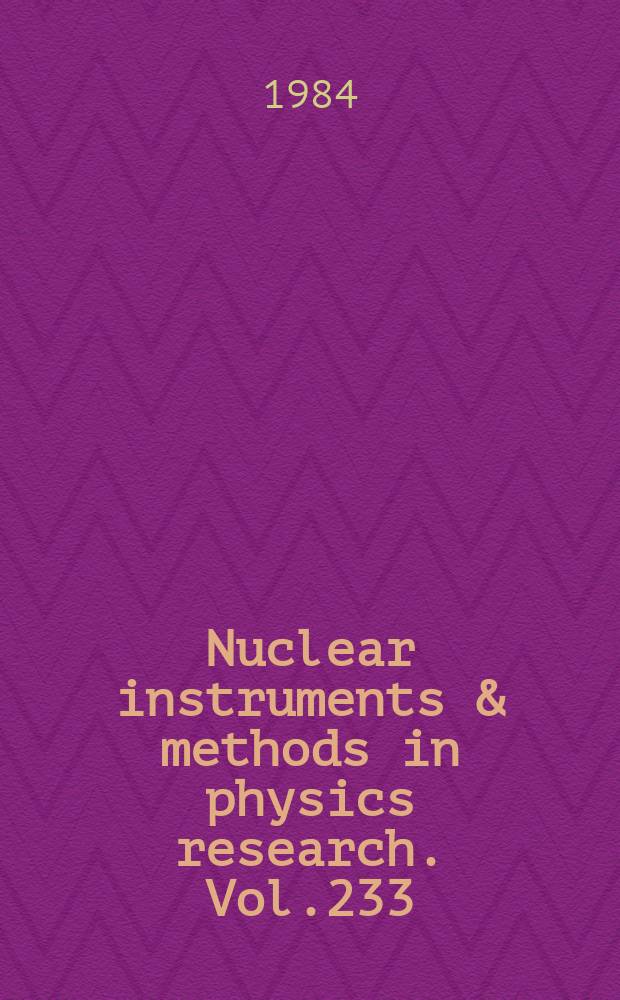Nuclear instruments & methods in physics research. Vol.233(B5), №2 : Accelerator mass spectrometry (AMS '84)