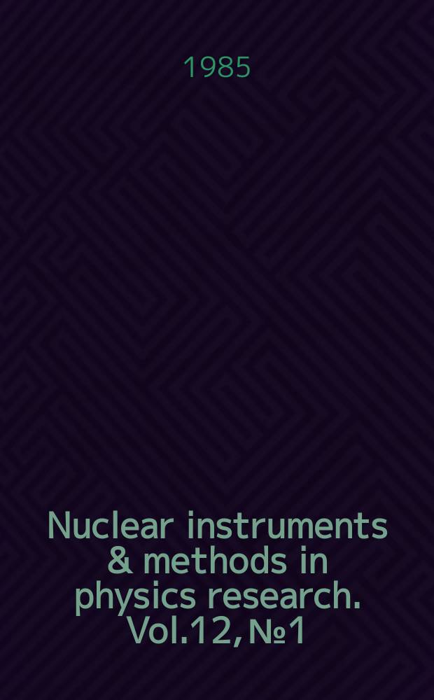 Nuclear instruments & methods in physics research. Vol.12, №1 : Stopping power for low energy ions
