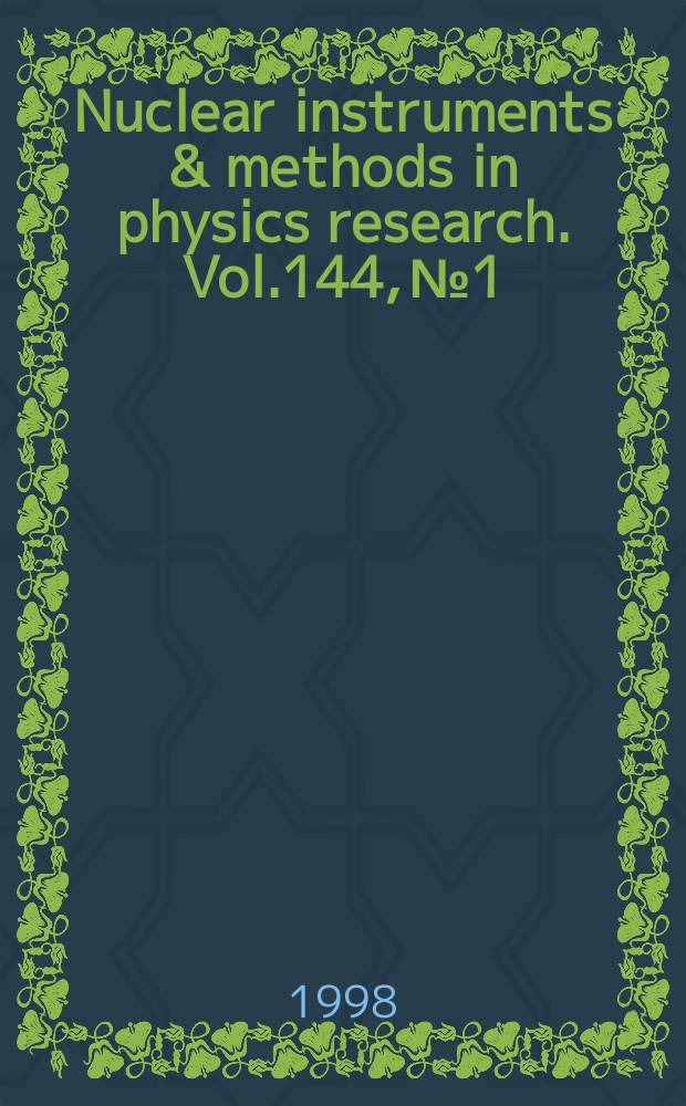 Nuclear instruments & methods in physics research. Vol.144, №1/4 : Free electron laser facilities and applications