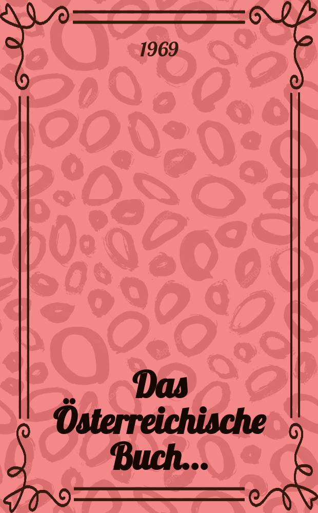 Das Österreichische Buch ...