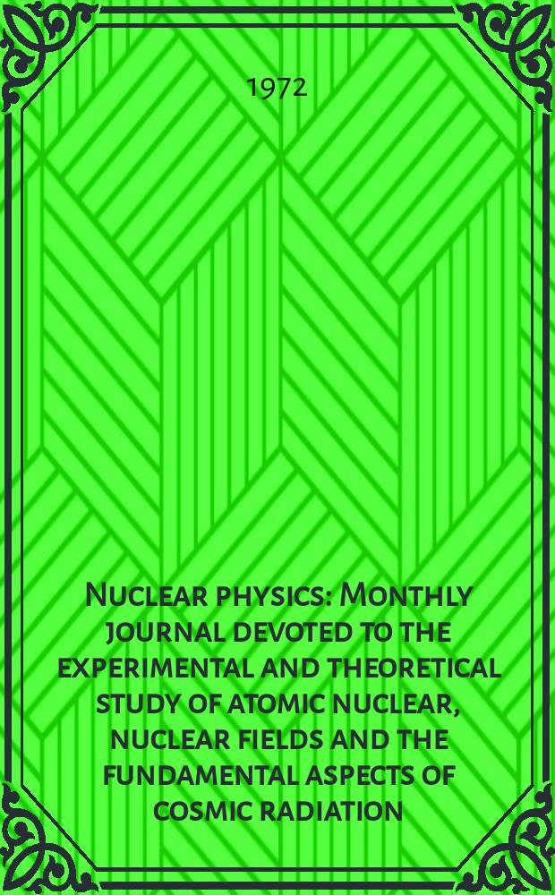 Nuclear physics : Monthly journal devoted to the experimental and theoretical study of atomic nuclear, nuclear fields and the fundamental aspects of cosmic radiation. Energy levels of light nuclei A=18-20