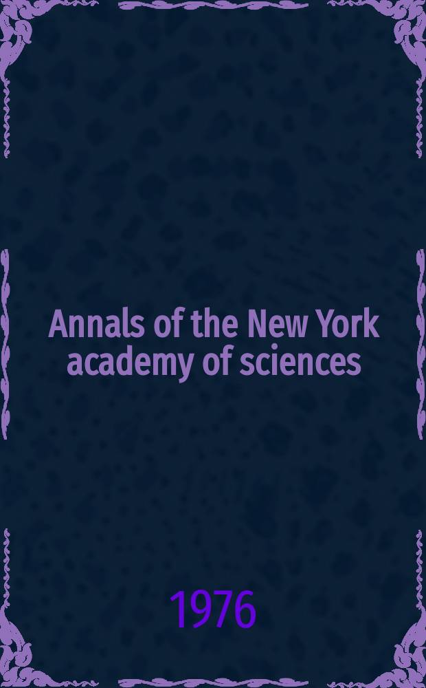 Annals of the New York academy of sciences : Late Lyceum of natural history. Vol.282 : Chronic cannabis use