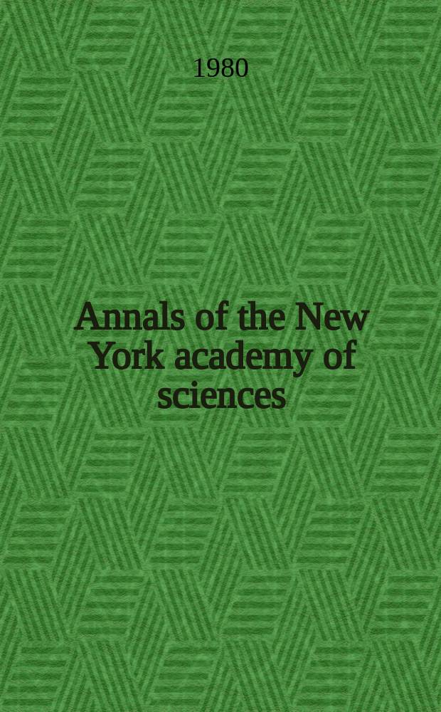 Annals of the New York academy of sciences : Late Lyceum of natural history. Vol.349 : Differentiation and carcinogenesis in liver cell cultures