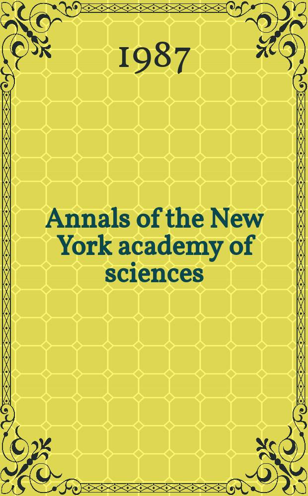 Annals of the New York academy of sciences : Late Lyceum of natural history. Vol.497 : Chaotic phenomena in astrophysics