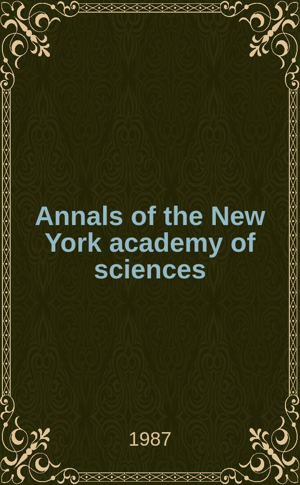 Annals of the New York academy of sciences : Late Lyceum of natural history. Vol.511 : Normal and neoplastic blood cells