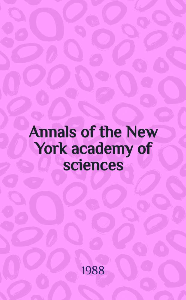 Annals of the New York academy of sciences : Late Lyceum of natural history. Vol.530 : Biomedical ethics