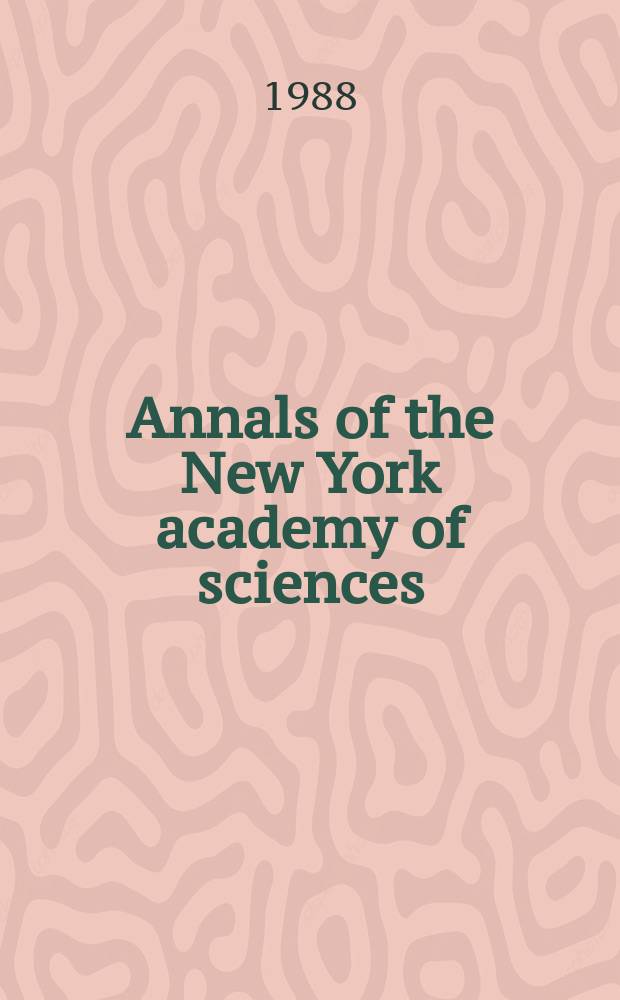 Annals of the New York academy of sciences : Late Lyceum of natural history. Vol.549 : Impact on the fetus of parental sexually transmitted disease