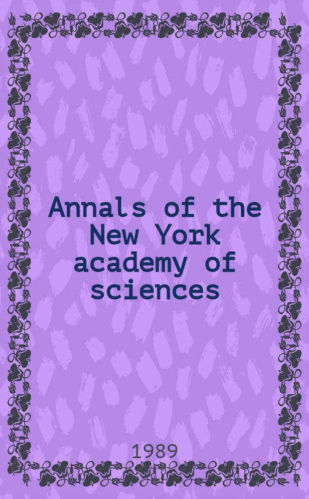 Annals of the New York academy of sciences : Late Lyceum of natural history. Vol.578 : The fourth family of quarks and leptons