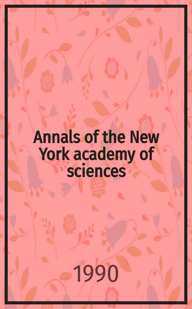 Annals of the New York academy of sciences : Late Lyceum of natural history. Vol.601 : Electrocardiography