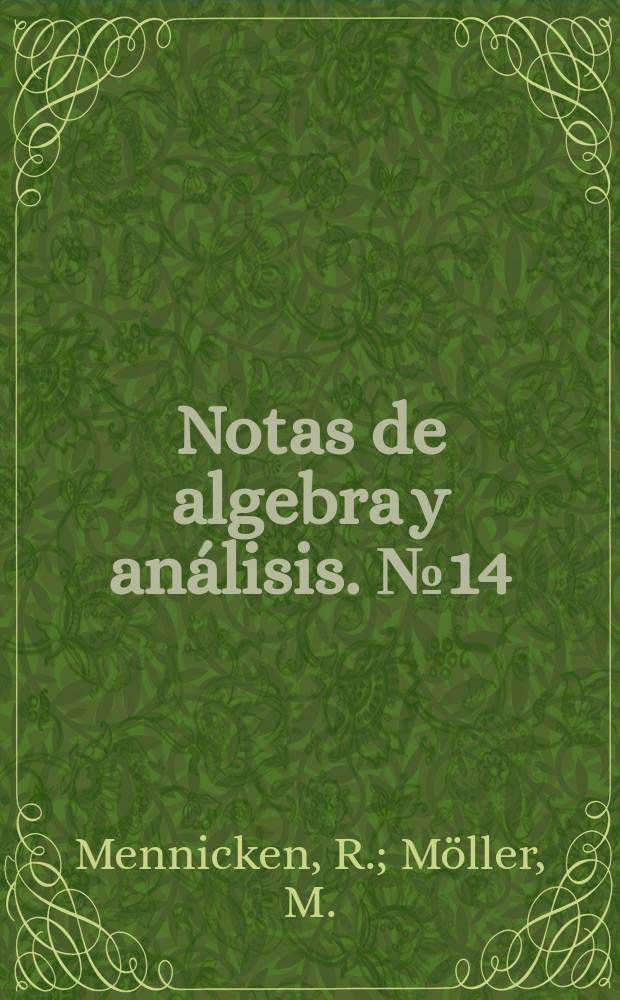 Notas de algebra y an&aacute;lisis. №14 : Boundary eigenvalue problems