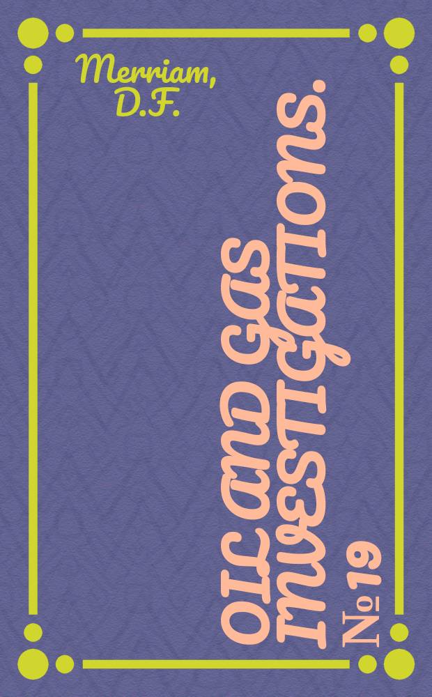 Oil and gas investigations. №19 : Preliminary regional structural contour map on top of the Lansing group (Pennsylvanian) in Kansas
