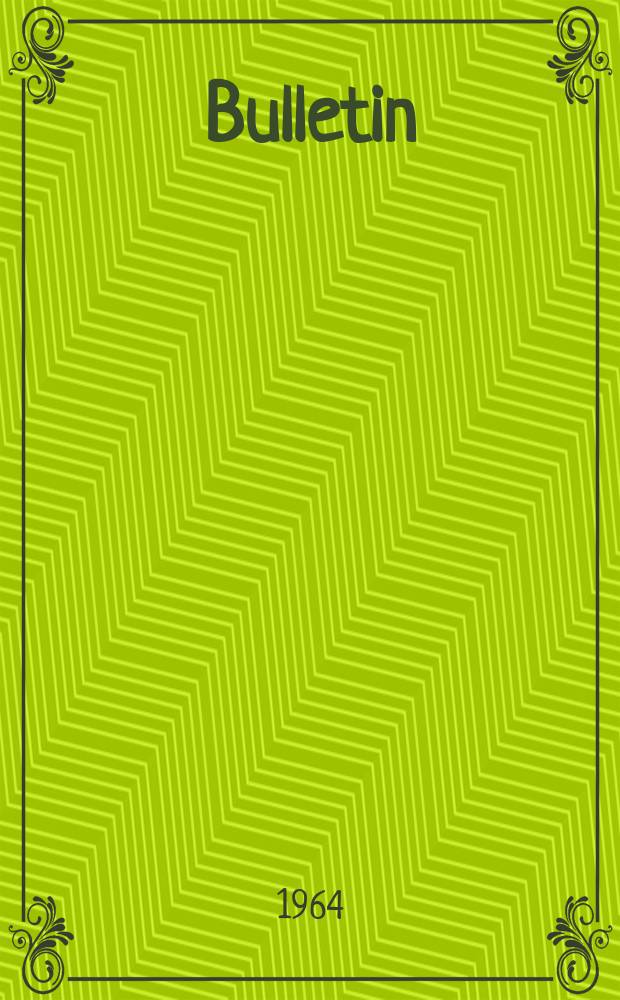 Bulletin