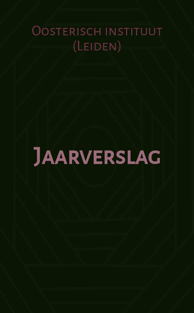 Jaarverslag
