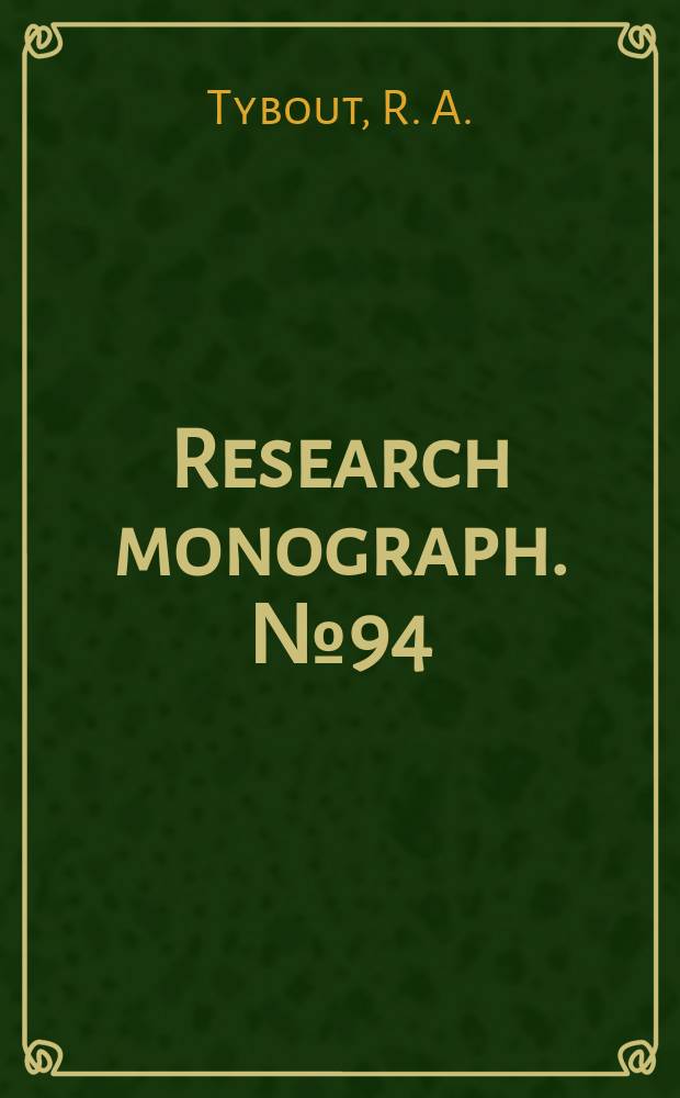 Research monograph. №94 : Atomic power and energy resource planning