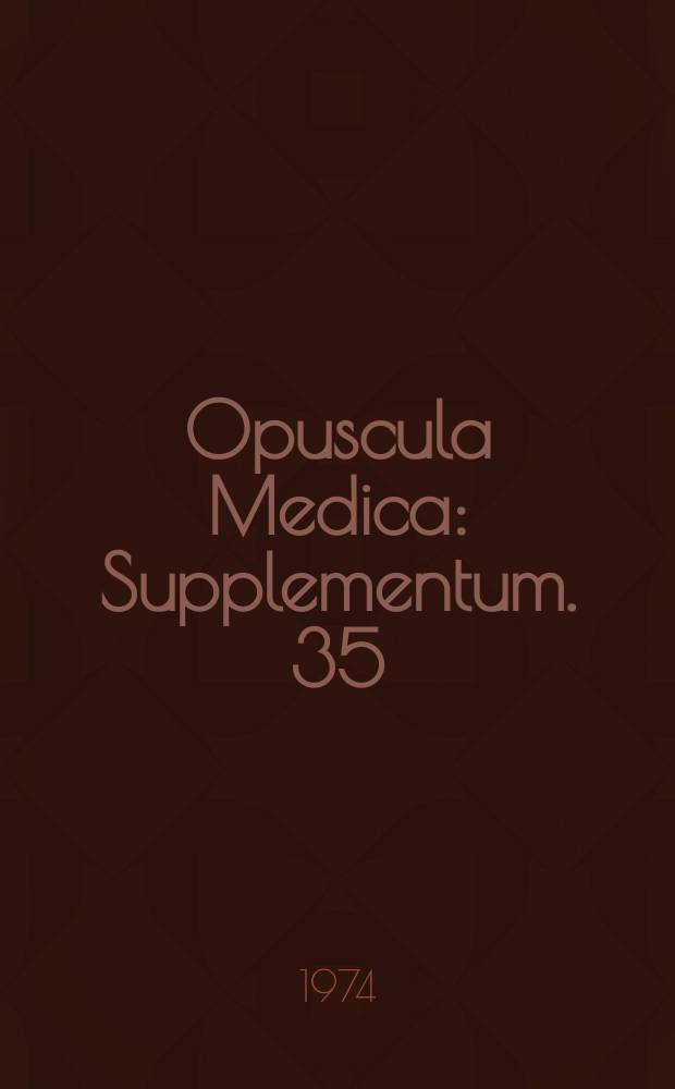 Opuscula Medica : Supplementum. 35 : Bile acid kinetics in normo- and hyperlipemic man