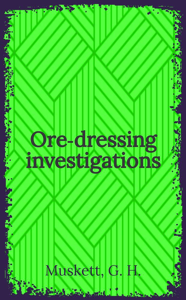 Ore-dressing investigations : Report. №715 : Treatment tests on an iron oxide sludge from the government chemical laboratories, Perth, W. A.