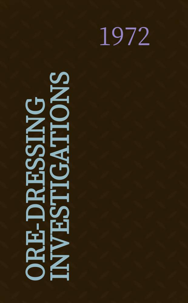 Ore-dressing investigations : Report. №767 : Cyanide agitation and percolation tests for the recovery of gold from two residue dumps