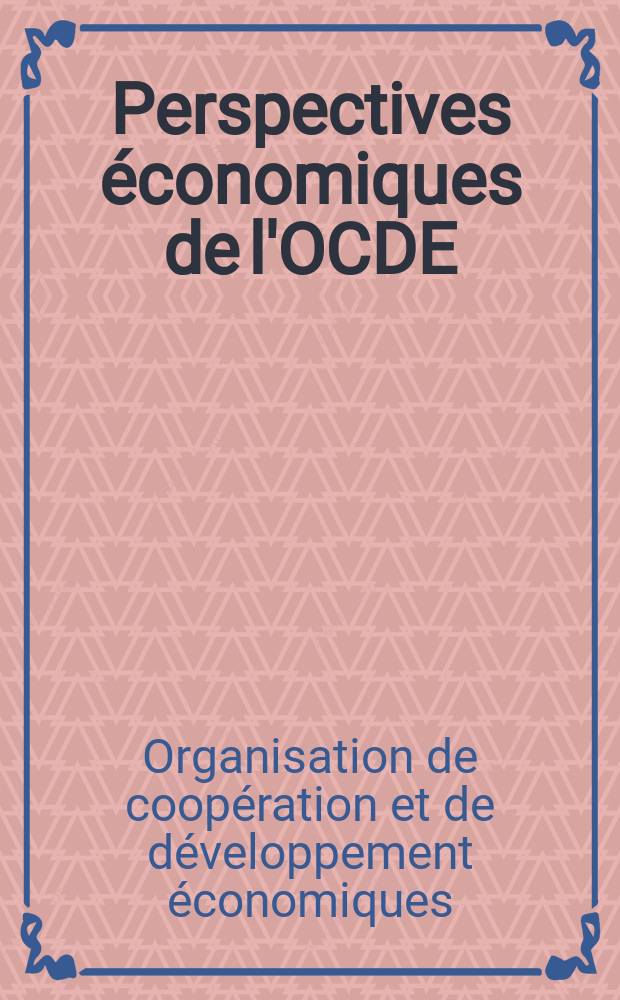 Perspectives économiques de l'OCDE