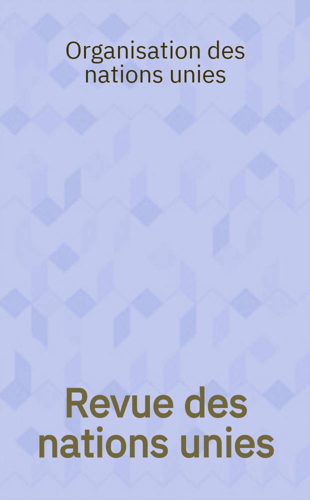Revue des nations unies