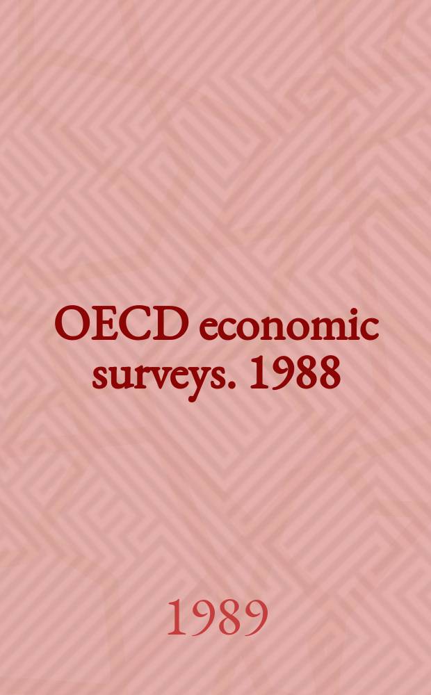 OECD economic surveys. 1988/1989 : (United Kingdom)