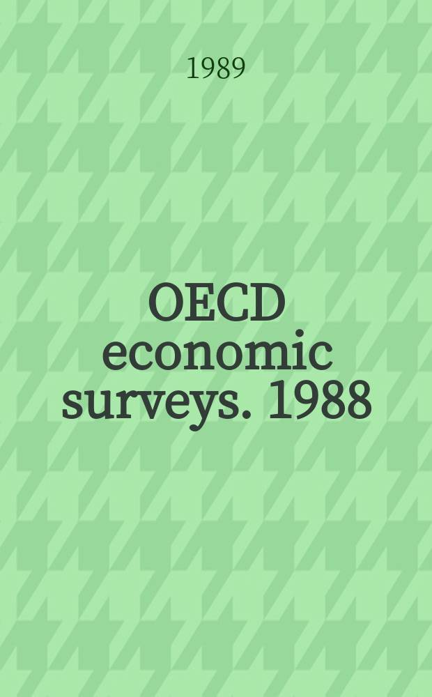 OECD economic surveys. 1988/1989 : (United States)