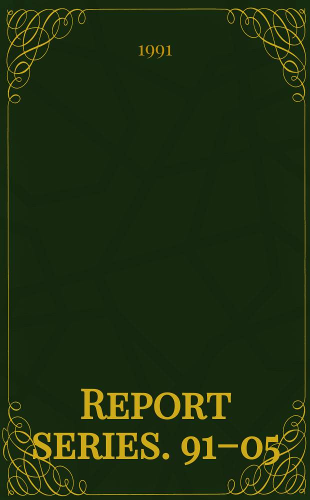 Report series. 91–05 : Folded - diagram effective ...