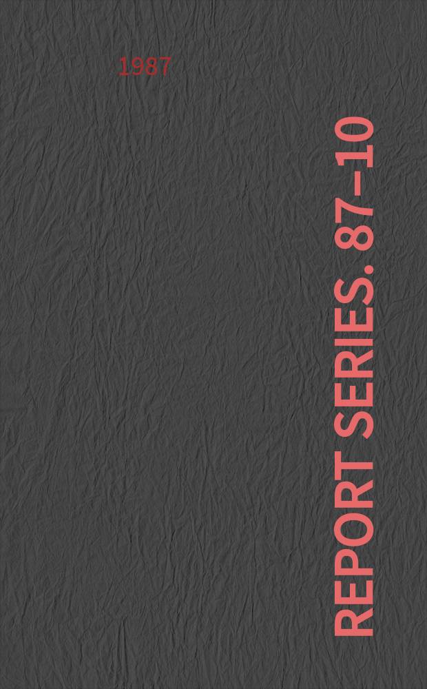 Report series. 87–10 : The Decay of hot dysprosium nuclei