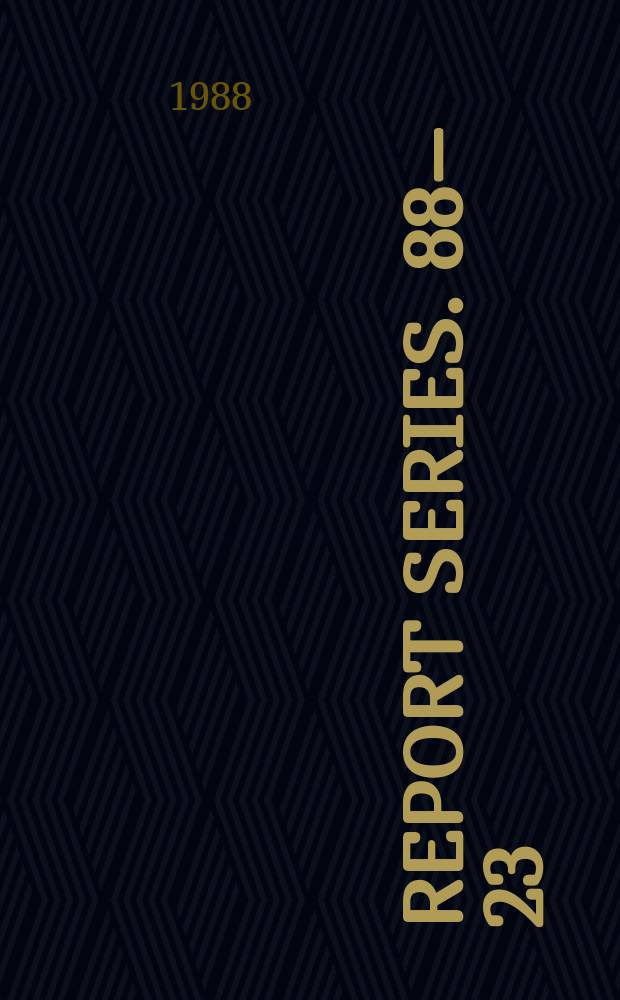 Report series. 88–23 : Litt om de lover og formler som er knyttet till ...