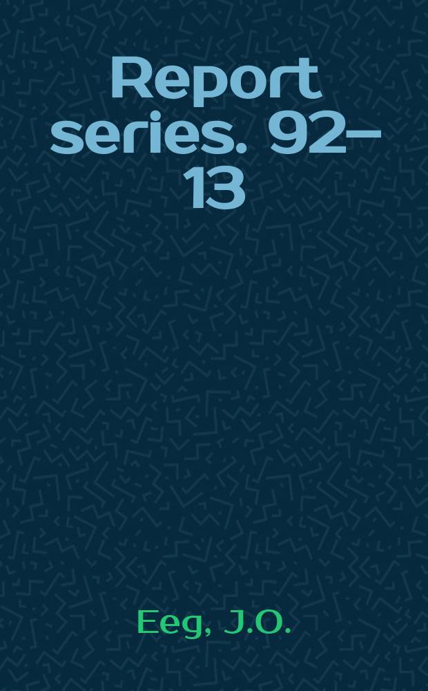 Report series. 92&ndash;13 : Off - shell s &rarr; d transitions in K - decays