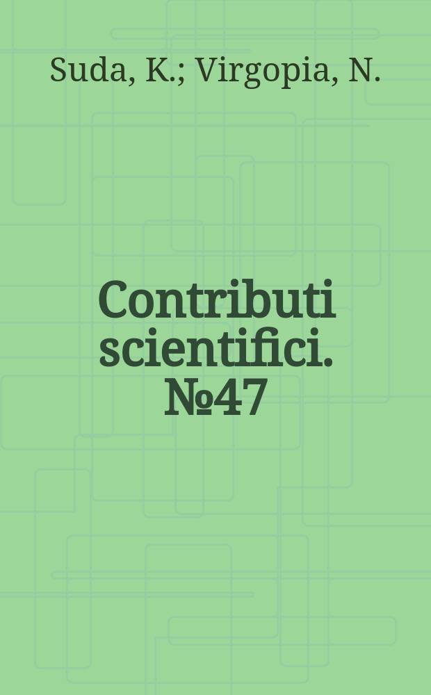 Contributi scientifici. №47 : On the properties of stellar models with double energy sources