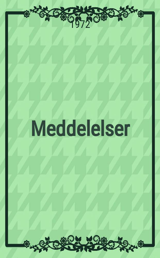 Meddelelser