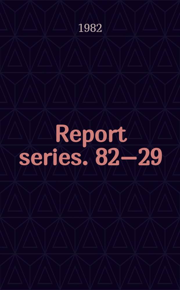 Report series. 82–29 : Nord - 10/ND program libraries