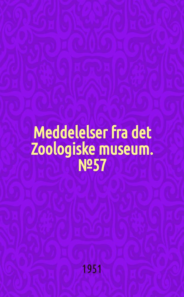 Meddelelser fra det Zoologiske museum. №57 : Notes on the structure of the marine asellote isopod Ianiropsis breviremis G.O. Sars