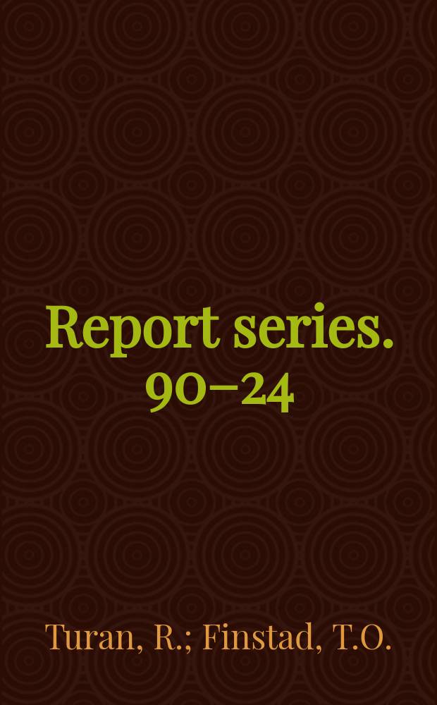 Report series. 90–24 : An improved technique for quasi - state