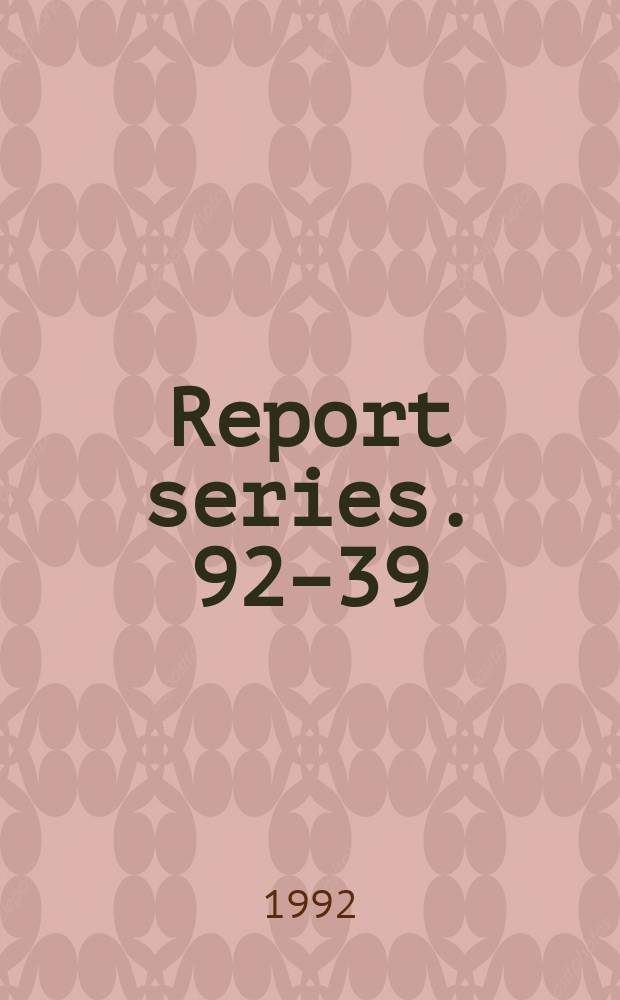 Report series. 92–39 : G-Factor determination by the electron ...