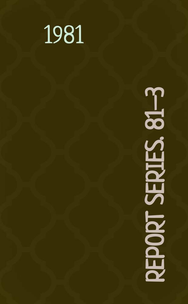 Report series. 81–3 : Nonlinear theory of the ∇Β x Β - instability ...