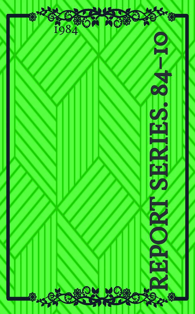 Report series. 84–10 : From bremsstrahlung to Lamb shiet