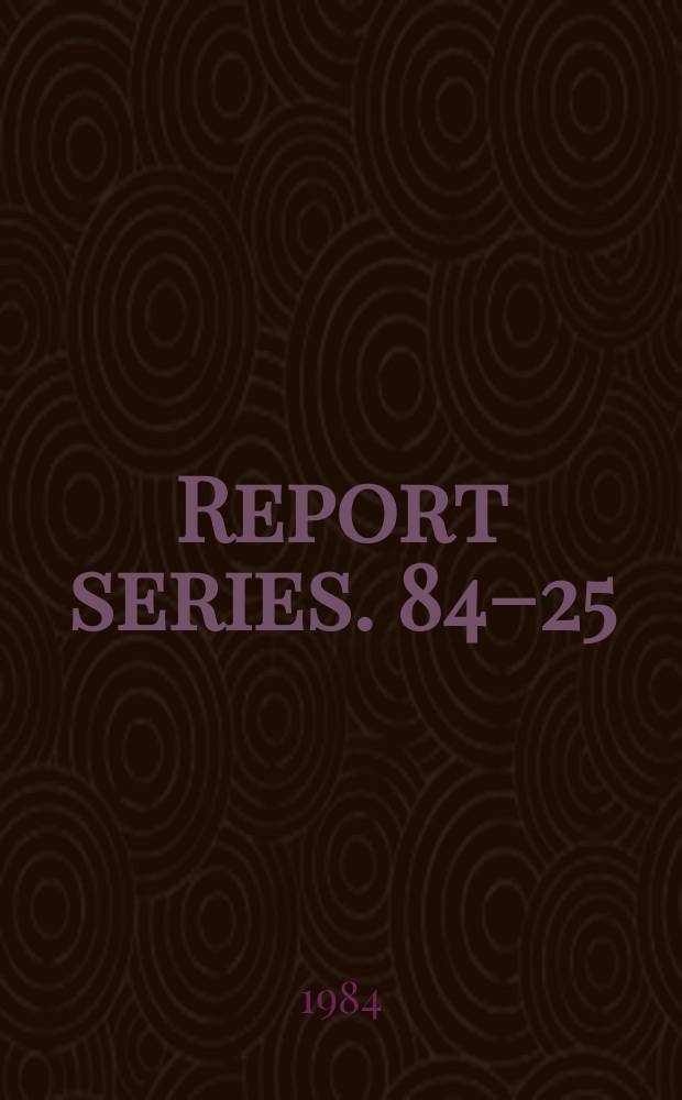 Report series. 84–25 : Der sykliske måne, kalenderreformer ...