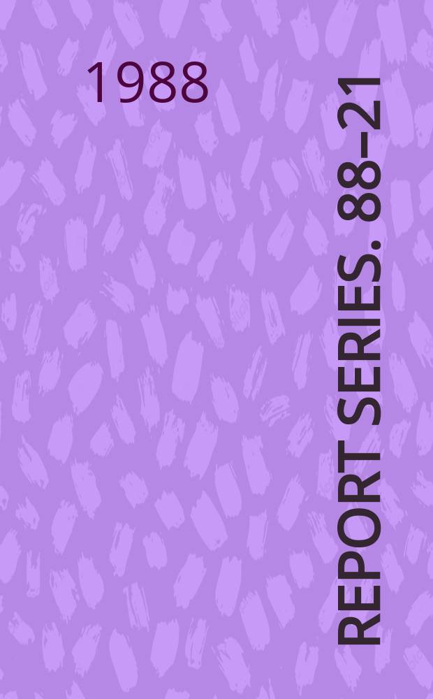 Report series. 88–21 : Oscillator strengths and lifetimes for ...