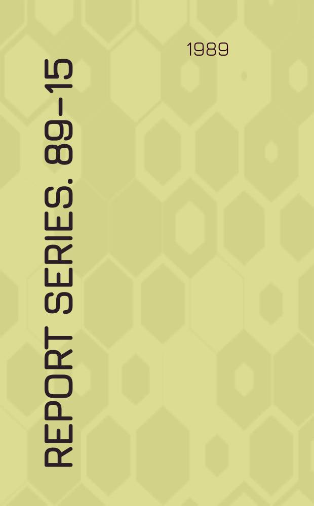 Report series. 89–15 : CP - violation - a window to new physics